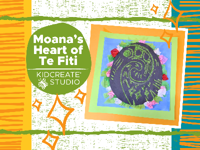 Kidcreate Studio - Eden Prairie. Moana’s Heart of Te Fiti Workshop (4-9 Years)