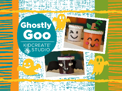 Kidcreate Studio - Fayetteville. Ghostly Goo Mini Camp (5-12 Years)