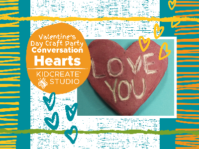 Valentine's Day Craft Party-Conversation Hearts Workshop (4-9 Years)