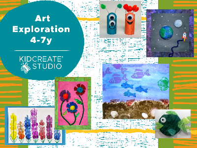  Art Exploration Weekly Class (4-7y)